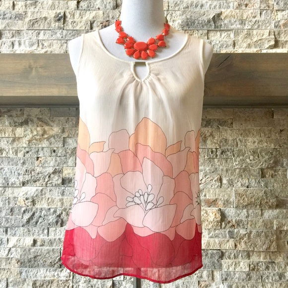New York & Company Tops - New York & CO Floral Top